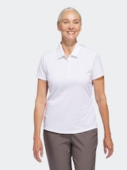 Blanco - Polo de manga corta liso de mujer de adidas Golf - Imagen 1 de 7