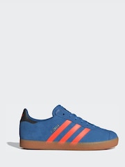 adidas Originals Blue Gazelle Shoes - Image 2 of 10