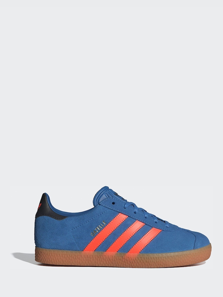 adidas Originals Blue Gazelle Shoes - Image 2 of 10