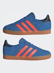 adidas Originals Blue Gazelle Shoes - Image 6 of 10