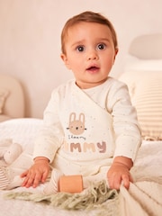 Mummy Neutral 100% Cotton Family Sleepsuit (0-18mths) - Image 3 of 14