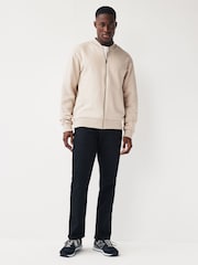 Ecru Jersey Bomber Jacket - Image 2 of 7