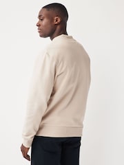 Ecru Jersey Bomber Jacket - Image 3 of 7