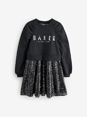 Baker by Ted Baker Sequin Pleated Sweat Dress - Image 5 of 8