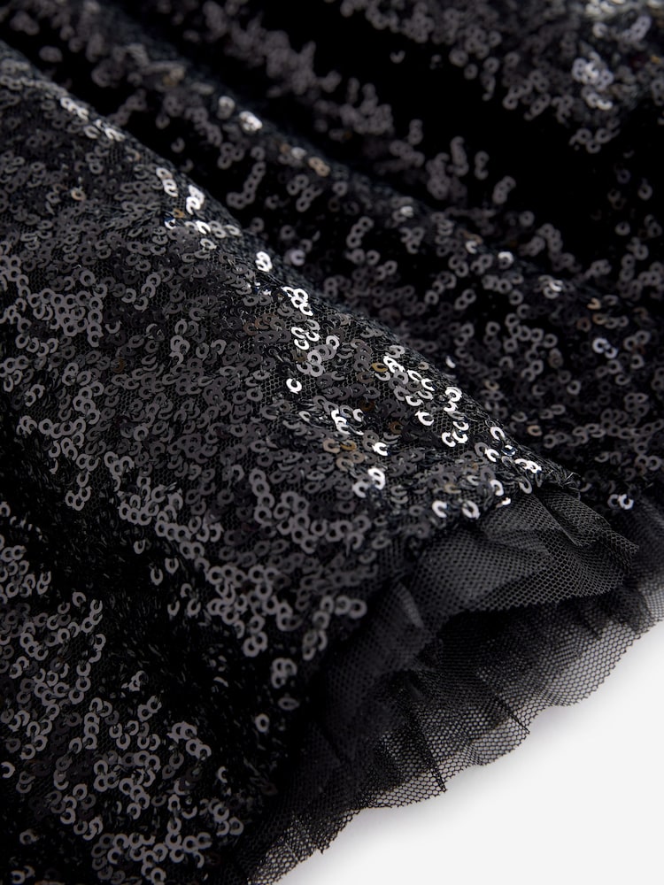 Baker by Ted Baker Sequin Pleated Sweat Dress - Image 8 of 8