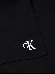 Calvin Klein Black Signature Logo Scarf - Image 3 of 4