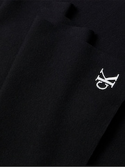Calvin Klein Black Signature Logo Scarf - Image 4 of 4