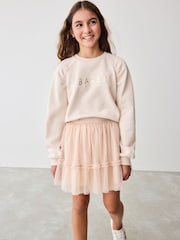 Baker by Ted Baker 2 Piece Sweat Top and Tulle Mesh Skirt Set - Image 1 of 8