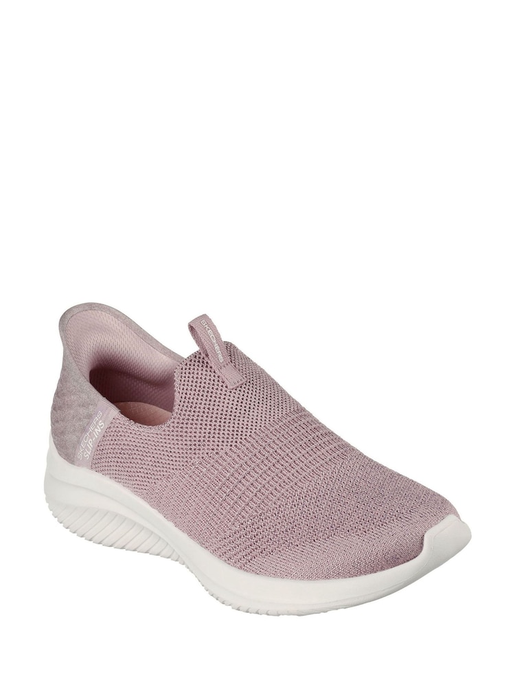 Morado - Modelo de mujer Ultra Flex 3.0 de Skechers Zapatillas de deporte sin cordones - Imagen 1 de 5