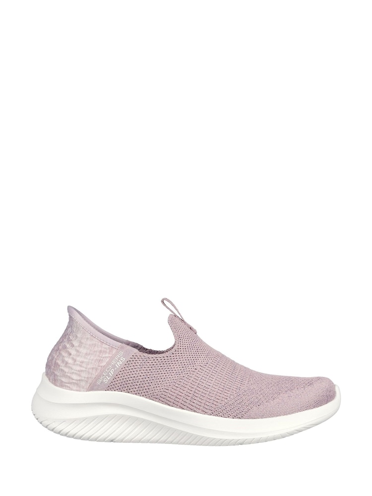 Morado - Modelo de mujer Ultra Flex 3.0 de Skechers Zapatillas de deporte sin cordones - Imagen 2 de 5