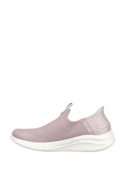Morado - Modelo de mujer Ultra Flex 3.0 de Skechers Zapatillas de deporte sin cordones - Imagen 3 de 5