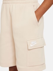 Nike Neutral Club Fleece Cargo Shorts - Image 6 of 9