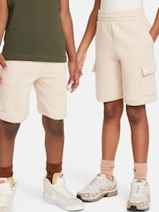 Nike Neutral Club Fleece Cargo Shorts - Image 7 of 9
