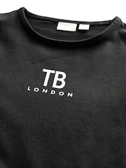 Baker by Ted Baker Silver T-Shirt and Bow Skirt Set - Image 4 of 7