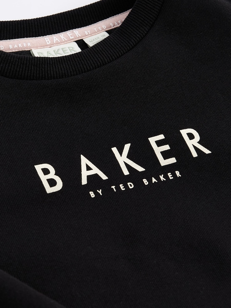 Baker by Ted Baker Back Print Sweat and Wide Leg Joggers Set - Image 11 of 11