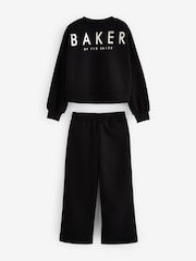 Baker by Ted Baker Back Print Sweat and Wide Leg Joggers Set - Image 8 of 11