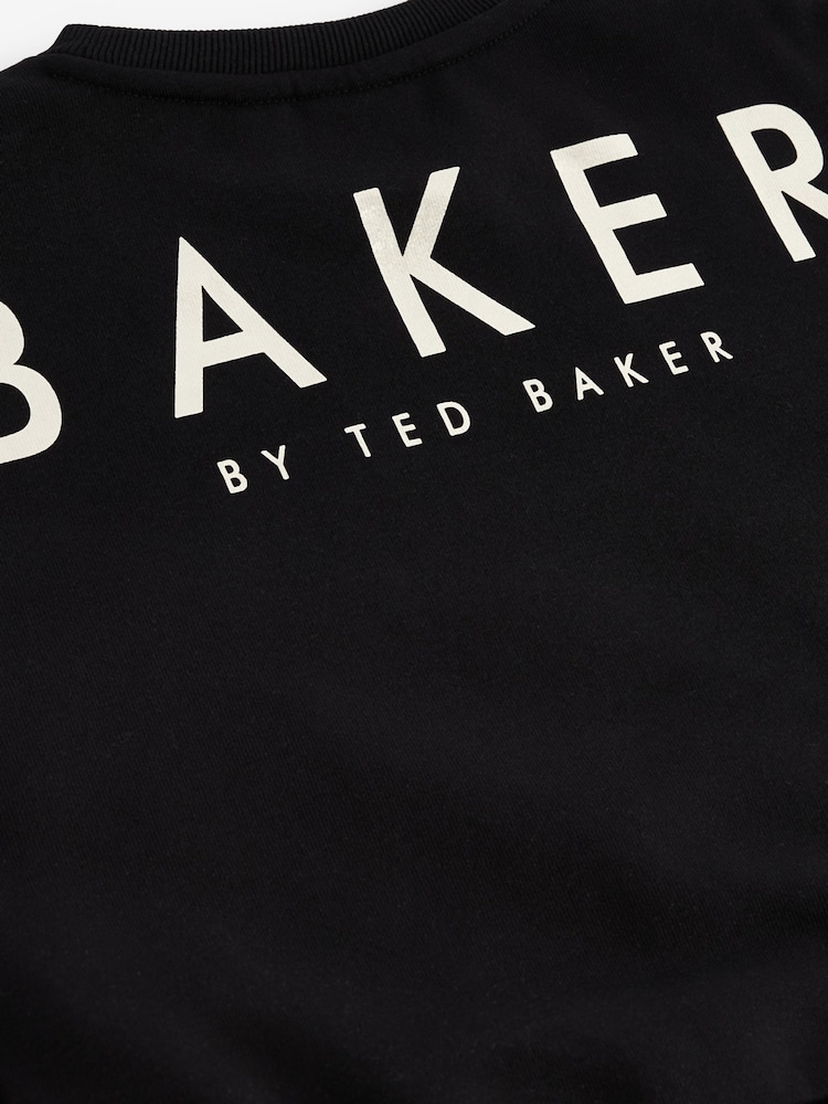 Baker by Ted Baker Back Print Sweat and Wide Leg Joggers Set - Image 9 of 11