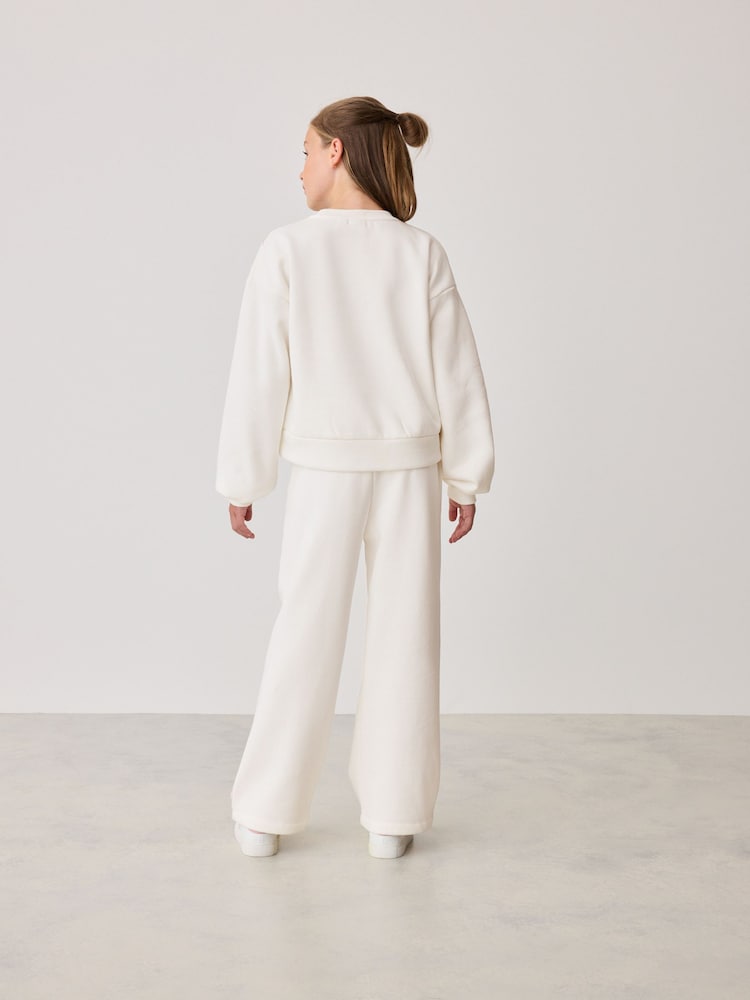 Baker by Ted Baker Back Print Sweat and Wide Leg Joggers Set - Image 2 of 13