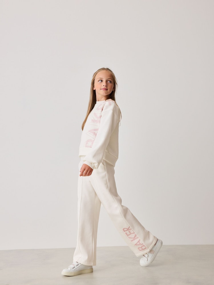 Baker by Ted Baker Back Print Sweat and Wide Leg Joggers Set - Image 5 of 13