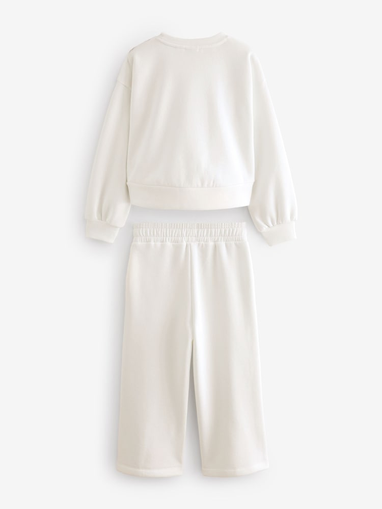 Baker by Ted Baker Back Print Sweat and Wide Leg Joggers Set - Image 9 of 13