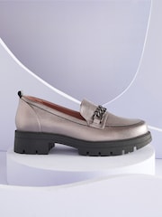 Pewter Forever Comfort With Motionflex Chunky Loafers - Image 1 of 6