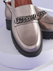 Pewter Forever Comfort With Motionflex Chunky Loafers - Image 4 of 6