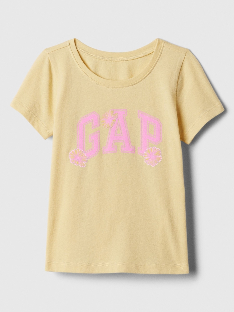 Gap Yellow Graphic Short Sleeve Crew Neck T-Shirt (Newborn-5yrs) - Image 1 of 1