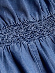 Monsoon Chambray Frill Hem Jumpsuit - Image 3 of 3