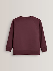 Burgundy Red 1 Pack Crew Neck School Sweater (3-16yrs) - Image 2 of 3
