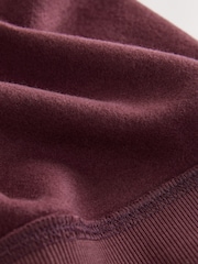 Burgundy Red Crew Neck School Sweater (3-17yrs) - Image 4 of 5