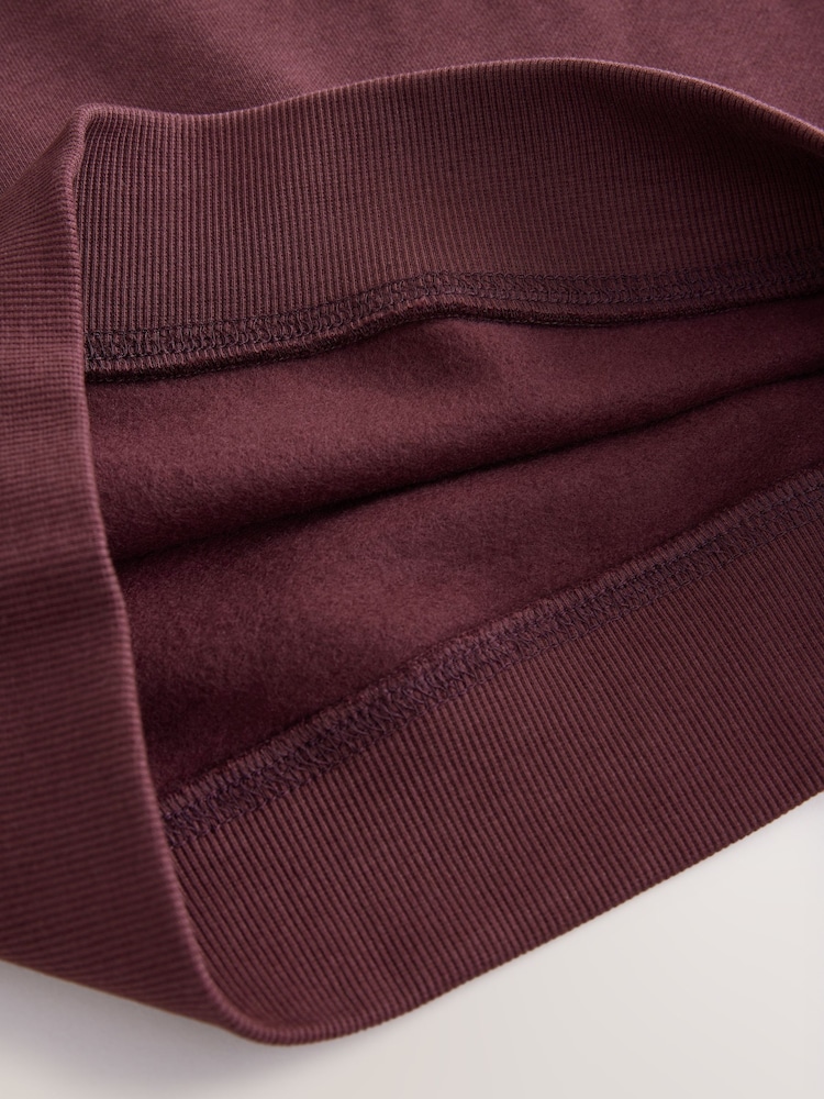 Burgundy Red Crew Neck School Sweater (3-17yrs) - Image 5 of 5