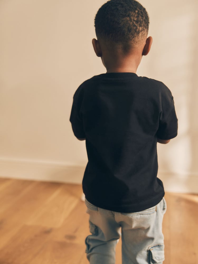Black Bear 100% Cotton Short Sleeve Character T-Shirt (3mths-7yrs) - Image 2 of 5