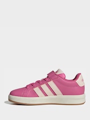 adidas Pink Grand Court Children Shoes - Image 2 of 10
