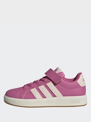 adidas Pink Grand Court Children Shoes - Image 3 of 10