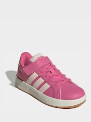 adidas Pink Grand Court Children Shoes - Image 4 of 10