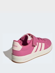 adidas Pink Grand Court Children Shoes - Image 5 of 10