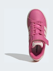 adidas Pink Grand Court Children Shoes - Image 7 of 10