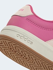 adidas Pink Grand Court Children Shoes - Image 9 of 10