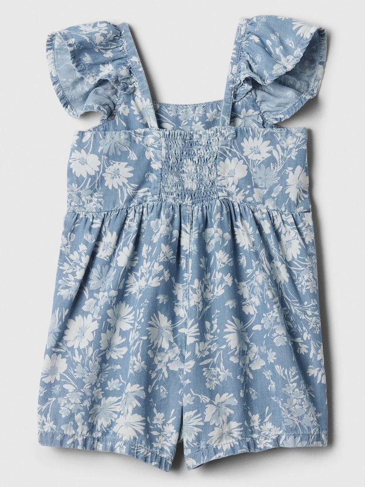 Gap Strampler aus Chambray mit Flatterärmeln (Baby bis 5 Jahre) - Bild 2 von 3