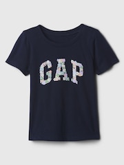 Gap Navy Blue Graphic Short Sleeve Crew Neck T-Shirt (Newborn-5yrs) - Image 1 of 1