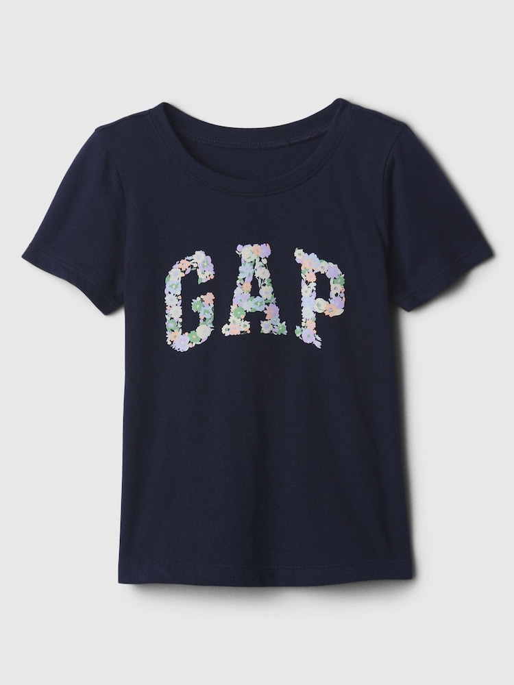 Gap Navy Blue Graphic Short Sleeve Crew Neck T-Shirt (Newborn-5yrs) - Image 1 of 1