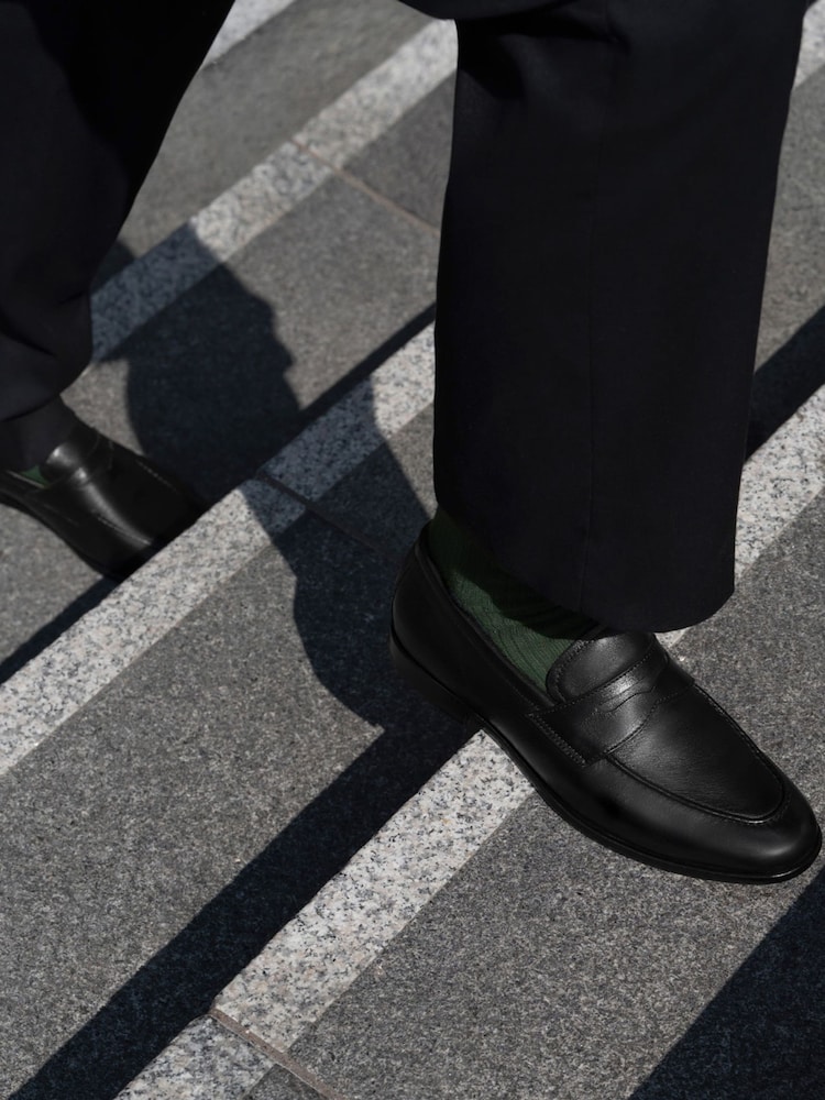 Dune London Black Salford Loafers - Image 1 of 7 Dune London Black Salford Loafers - Image 1 of 7
