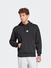 adidas Black Essentials Feelcosy French Terry Hoodie - Image 1 of 6