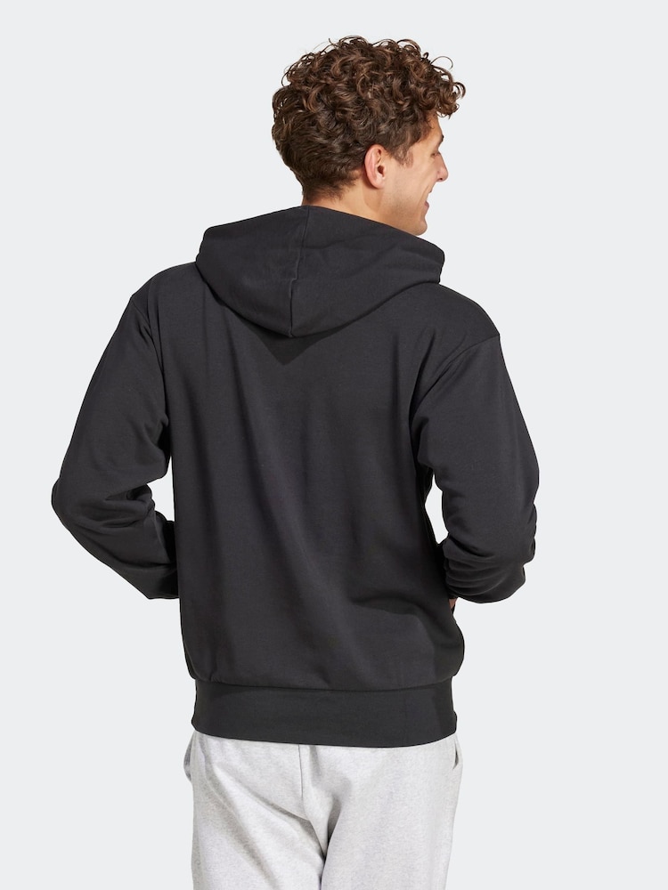 adidas Black Essentials Feelcosy French Terry Hoodie - Image 2 of 6