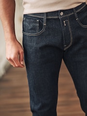 Replay Indigo Blue Anbass Slim Fit Jeans - Image 3 of 5