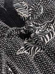 Black/White Maxi Kaftan Dress - Image 6 of 6