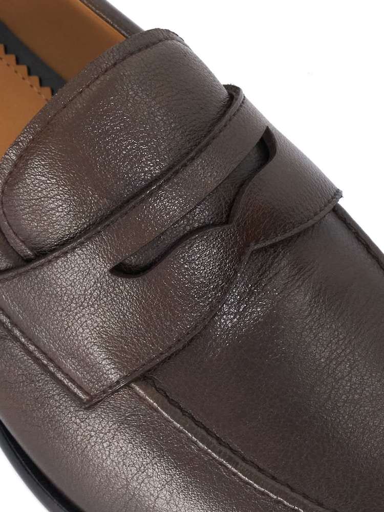 Dune London Brown Salford Loafers - Image 6 of 6 Dune London Brown Salford Loafers - Image 6 of 6