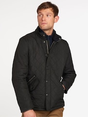 Barbour® Black Powell Quilted Jacket - Image 1 of 13