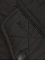 Barbour® Black Powell Quilted Jacket - Image 10 of 13