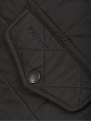 Barbour® Black Powell Quilted Jacket - Image 11 of 13